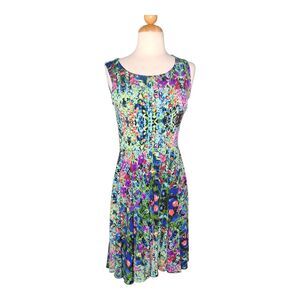 Cynthia Rowley Women's Floral Sleeveless  Dress Size 4